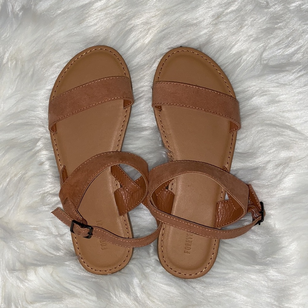 Nude pink sandals